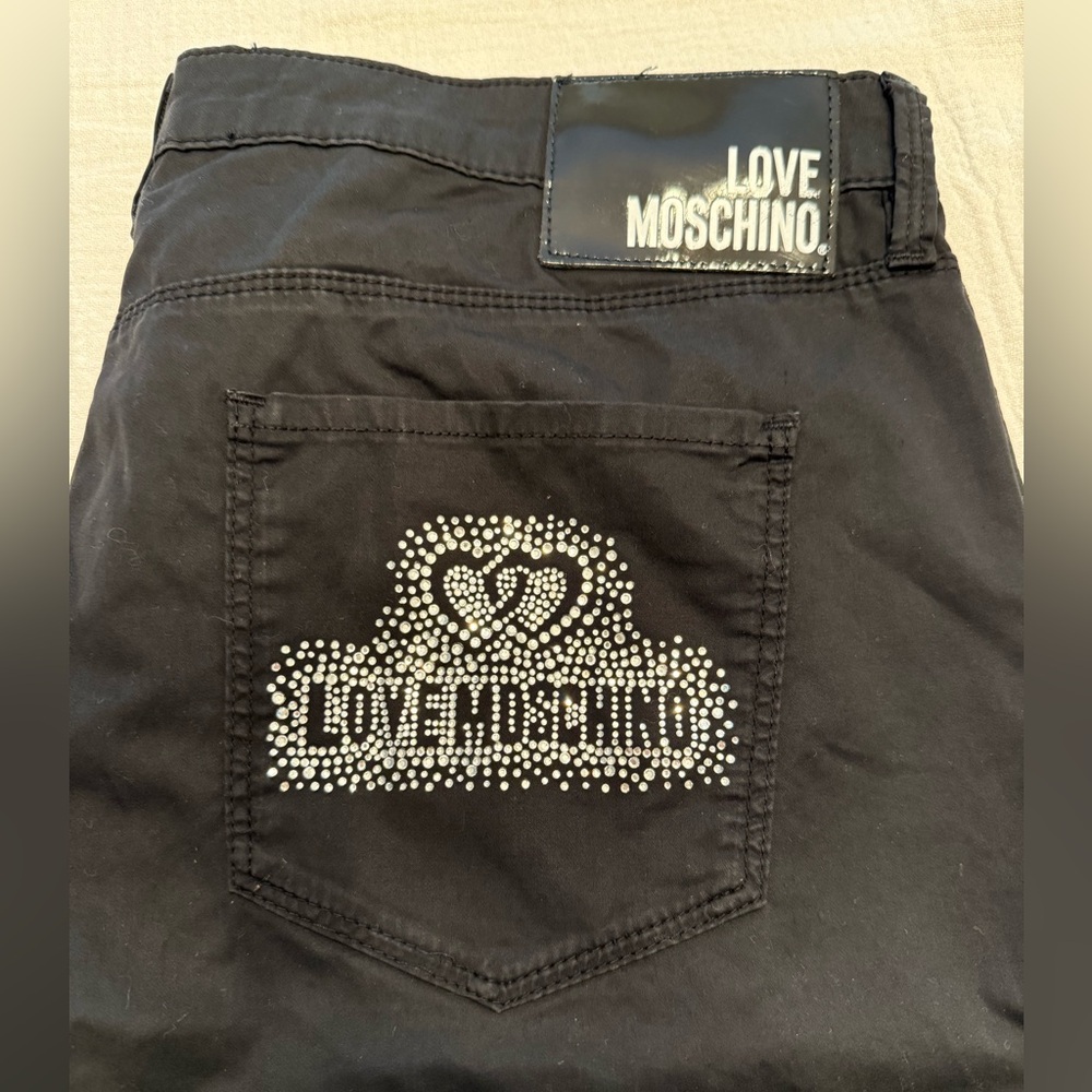 Men’s Love Moschino black pants
